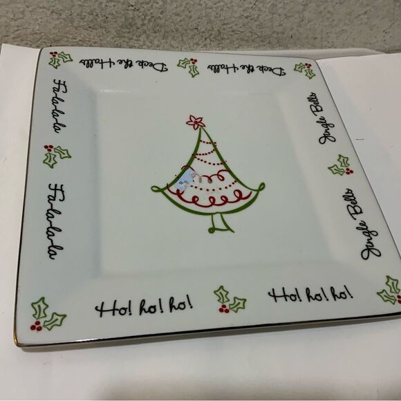 St. Nicholas Square Dinner/Decorative Plate 'Tis the season G18 - Picture 3 of 8